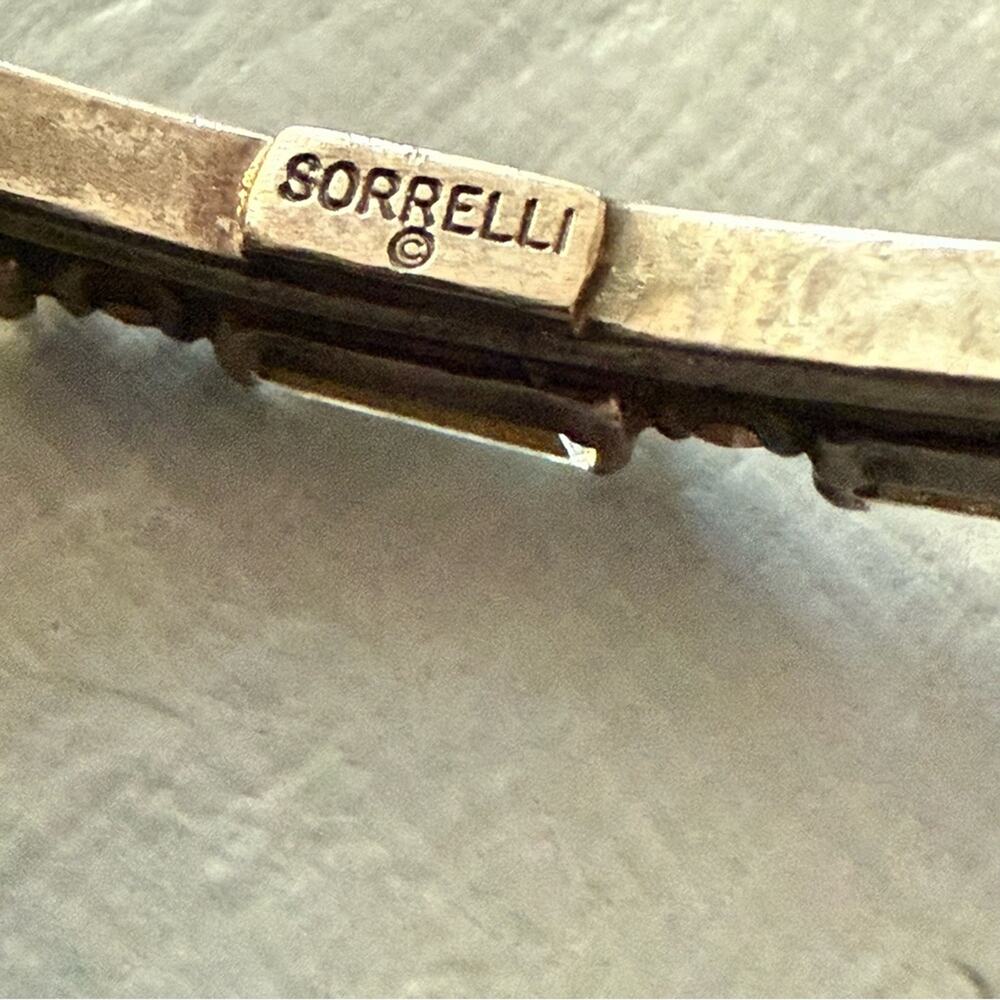 Sorrelli Crystal Hammered Cuff Bracelet - Picture 5 of 9